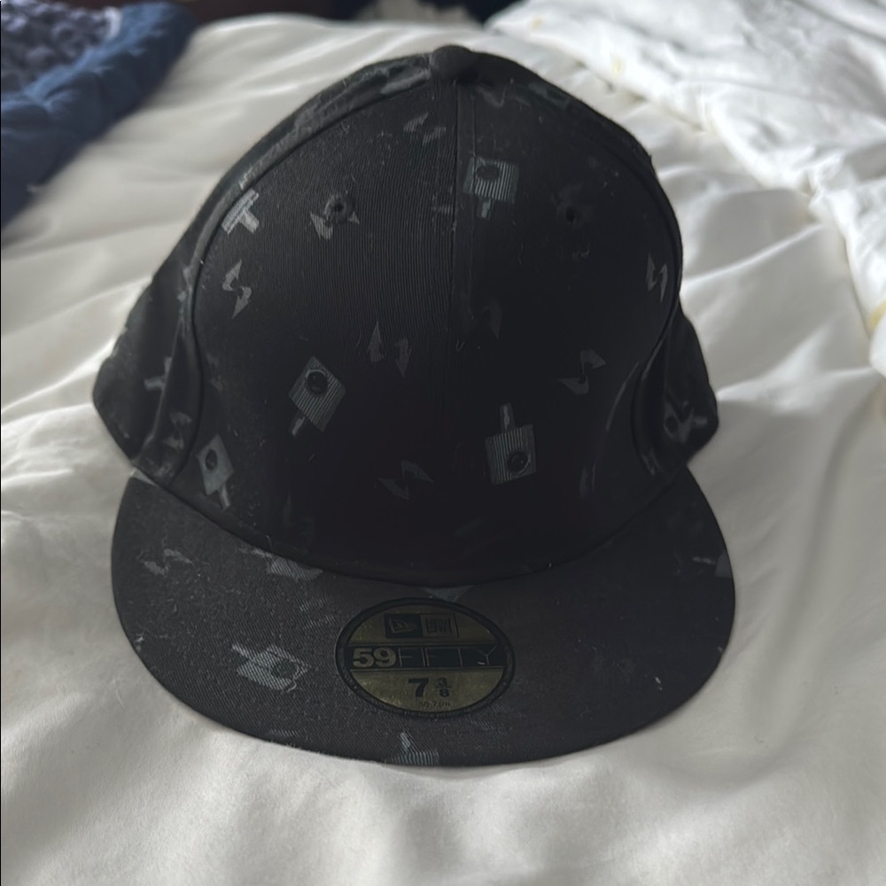 Black New Era Patterned Cap
